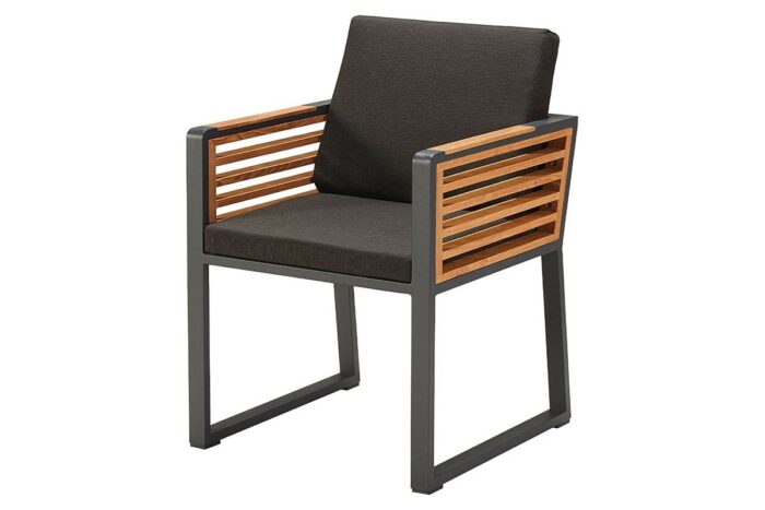 Chaise jardin noir et bois New York