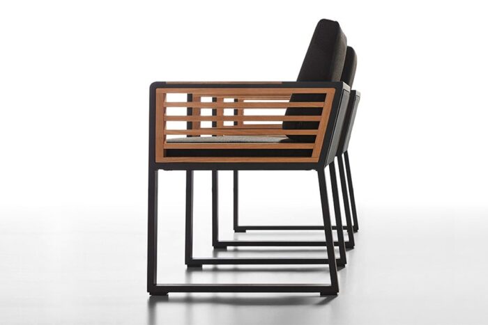 Chaises et table de jardin 4 personnes Haut de gamme NEW-YORK – Image 3