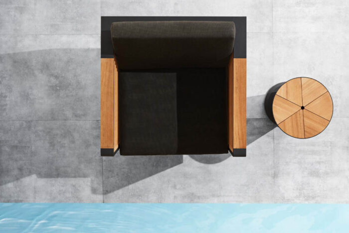 Vue haut du fauteuil New-York