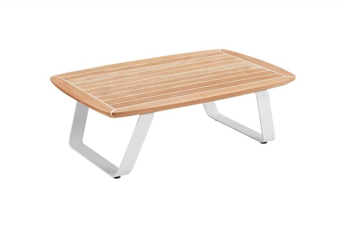 Table basse en teck finition bateau WING.