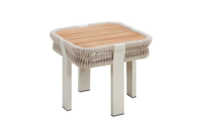 Bains de soleil Haut de gamme rotin beige BORROMEO – Image 3