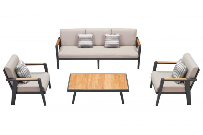 Ensemble de jardin noir beige Emoti