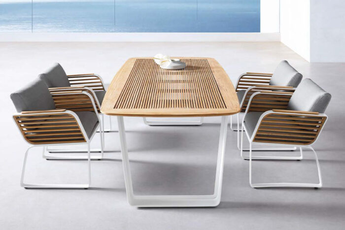 Salon de jardin table et chaises WING