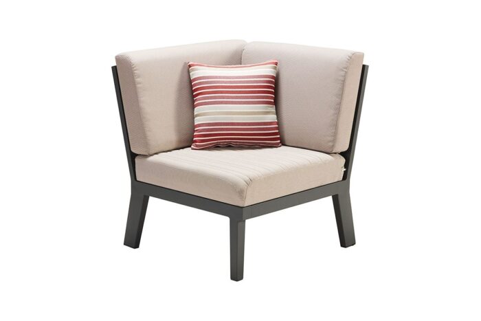Module d'angle tissu beige Emoti