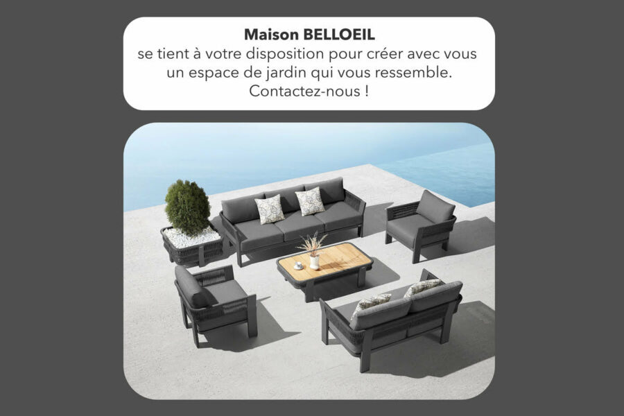 Contactez maison Belloeil pour créer un salon qui vous ressemble.