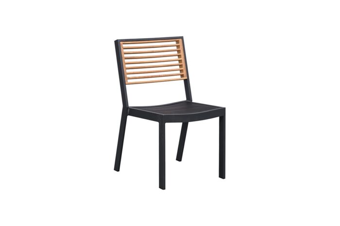 Chaises et table de jardin Haut de gamme 4 places Aluminium YORK – Image 8