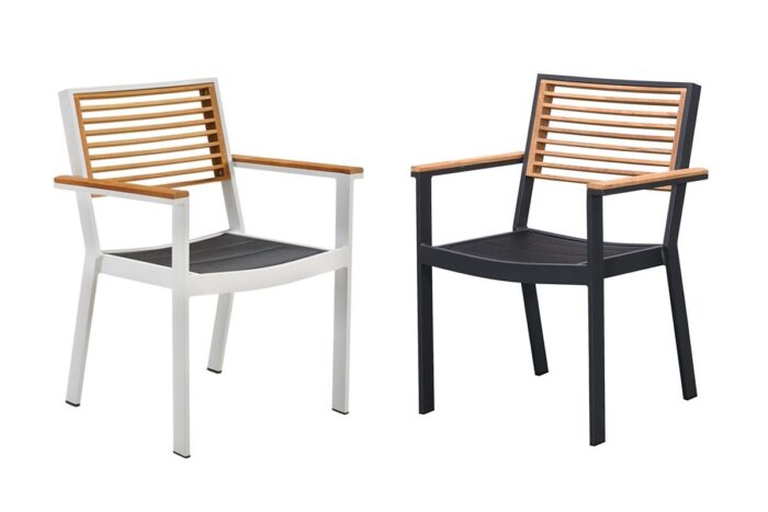Ensemble chaises et table de jardin 10 personnes YORK – Image 9
