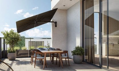 Umbrosa Paraflex UX parasol mural
